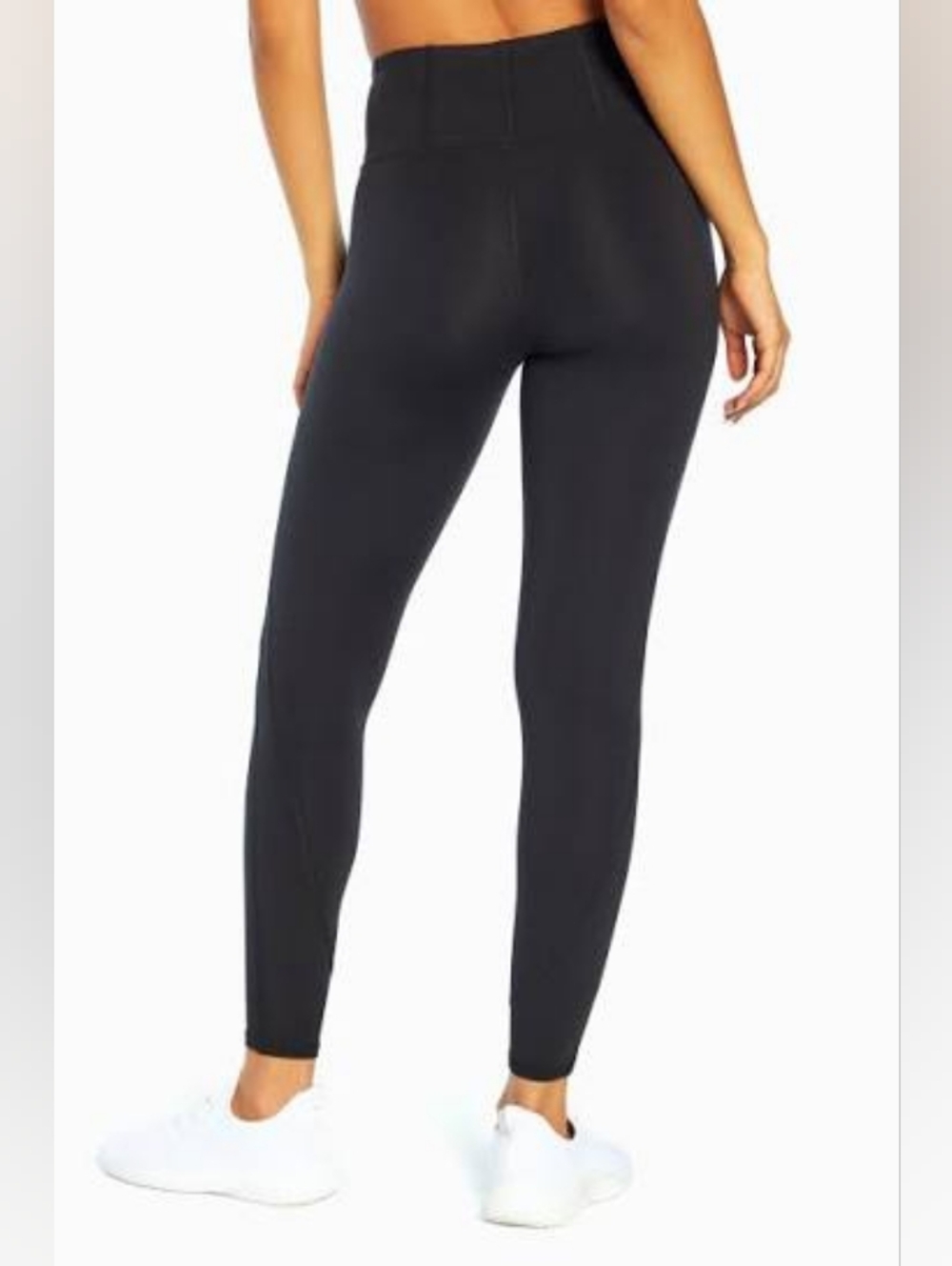 Lole Black Step Up High-waisted Zipper Ankle Women's Athletic Leggings LARGE - Picture 2 of 6